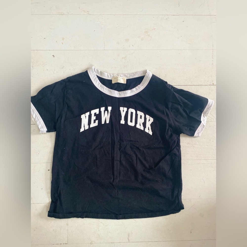 Women’s Cropped New York Tee